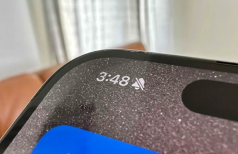 宜都苹果15pro维修站分享如何隐藏iPhone15Pro上静音铃声图标 